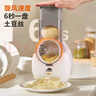 京嚴(yán)【德國品質(zhì)】切菜神器電動切菜機家用自動擦絲器多功能切絲器土豆絲刨絲器切片機切肉機廚房料理機 配3組模具【升級大口徑】切絲更 1L 薄厚均勻/可拆洗不串味 曬單實拍圖
