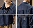 JEEP2025秋冬新款牛仔襯衫簡(jiǎn)約百搭男裝襯衣休閑寬松長(cháng)袖外套男上衣服 曬單實(shí)拍圖