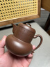 紫來(lái)順宜興正宗紫泥紫砂壺手工刻繪僧帽壺家用功夫茶具送男士生日禮物 【禪茶一味】僧帽壺 180ml 曬單實(shí)拍圖