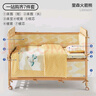 babycare蒙柯pro嬰兒床+嬰兒床墊4D空氣纖維雙面床墊+床品7件套 曬單實拍圖