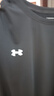 安德瑪（Under Armour）男裝短袖 2025夏季新款翻領(lǐng)半袖t恤高爾夫運(yùn)動(dòng)短袖休閑Polo衫 60%棉質(zhì)混紡/刺繡logo/ 黑色 3XL 190/112 曬單實(shí)拍圖