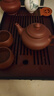 京東京造 茶盤茶托盤 千川胡桃色儲水竹木功夫茶具家用客廳簡約茶盤 曬單實(shí)拍圖