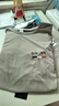 爵少（JUESHAO）夏季上班工作服耐磨耐臟短袖T恤男士衣服便宜冰絲速干半袖打底衫 【2件裝】卡其+深灰 短袖 2XL 【120-145斤】 曬單實(shí)拍圖