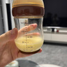 世喜新生兒防脹氣奶瓶3-7個(gè)月玻璃嬰兒仿母乳奶嘴240ml 曬單實(shí)拍圖
