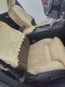 領(lǐng)譽(yù)汽車座套全包刺繡布藝?yán)俳z坐套半截套薄四季通用汽車坐墊套座椅套半包車套定制適用于奧迪A6L寶馬5系 典雅米半包 5座1套 曬單實拍圖