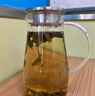 憶壺茶（YIHUTEA）玻璃杯涼水壺耐熱耐高溫帶把冷水壺大容量加厚家用大型劃過(guò)茶水壺 【大容量】逸居涼水壺 1900ml 曬單實(shí)拍圖
