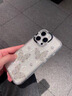 鹿途者 DEERWALK適用蘋果16promax手機殼iphone15新款水鉆鏡頭膜14pro珍珠蝴蝶貝殼紋13氣囊防摔12相機按鍵全包 【純色蝴蝶】AI相機按鍵-珍珠水鉆-帶鏡頭膜 iPhone 1 曬單實拍圖