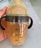 世喜嬰兒奶瓶10個(gè)月以上ppsu寶寶仿母乳斷奶奶嘴300ml帶重力球手柄 曬單實(shí)拍圖