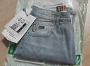 九分牛仔褲男士寬松休閑褲男夏季冰絲薄涼感哈倫修身小腳長(cháng)褲子 藍色 31 曬單實(shí)拍圖
