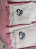Hello Kitty白色可愛(ài)襪子女夏季薄款花邊中筒襪配hellokitty貓襪子堆堆襪夏天 1蛋糕KT+發(fā)夾KT+波點(diǎn)KT+ 4雙 均碼 曬單實(shí)拍圖