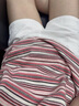 妙奕嘉白色棉質休閑運動短褲女夏季外穿顯腿長五分褲2025新款寬松沙灘褲 棉麻白色開叉透氣短褲 M 【建議110斤以內】 曬單實拍圖