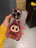 速舞 蘋果16手機(jī)殼拉布布補(bǔ)妝鏡支架iPhone15promax閃粉高級感13四角氣囊防摔14ro自帶鏡頭膜12保護(hù)套 四角氣囊防摔【櫻花粉】拉布布補(bǔ)妝鏡支架 iPhone 16 Pro 曬單實(shí)拍圖