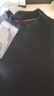 布先生佟大為明星同款春秋可機洗毛T羊毛衫男士毛衣純色針織打底衫 【小高領(lǐng)】鋼琴黑 L /175 曬單實(shí)拍圖