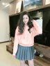 班尼路衛(wèi)衣女裝連帽重磅長袖潮流短款上衣服小個子女生顯瘦時(shí)尚秋冬新款 灰綠#竹葉熊貓K 【綿柔親膚】 M 曬單實(shí)拍圖