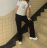 ONLY2025春季新款休閑可愛(ài)印花純棉圓領(lǐng)短袖正肩T恤女|125101018 A43 奶油白色 M 曬單實(shí)拍圖