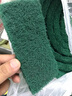 安大俠 百潔布【7cm*5m】1.7cm加厚款 工業(yè)鍋具灶具除銹布拉金剛砂絲布除銹拋光抹布清潔布 綠色一卷 曬單實拍圖