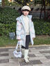 巴拉巴拉balaOne童裝女童羽絨服2025新款防護(hù)保暖外套上衣冬季潮 藍(lán)紅色調(diào)00386-白鴨絨 140 (充絨量129g） 曬單實拍圖