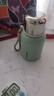Jidaocook316不銹鋼保溫杯迷你水杯提繩便攜隨手杯男女生杯子茶水分離學(xué)生 【新品上市】?jī)?yōu)雅綠 500ml 【316食品級(jí)不銹鋼】 曬單實(shí)拍圖