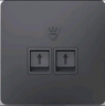 萬級(jí)（OFNPFTTH）網(wǎng)線光纖插座面板 超六類萬兆網(wǎng)絡(luò)光纖插座二位雙口移動(dòng)光纖SC接口面板套裝 1-41516白色 曬單實(shí)拍圖