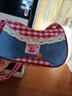 途尊斜挎包包女式2025新款格子布包甜美學(xué)生單肩包通勤撞色韓系小方包 牛仔藍【格子布包】 曬單實(shí)拍圖