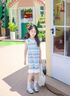 BARRY BANNY女童海洋連衣裙2025夏季新款條紋裙子兒童無(wú)袖背心裙 條紋連衣裙 140 cm（56-68斤） 曬單實(shí)拍圖