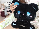 悅動(dòng)舒可愛(ài)高顏值emo呆呆毛絨玩具娃娃小熊公仔禮物玩偶女生生日禮物 Ny-黑藍貓呆呆【現貨速發(fā)】 15.25厘米【精品好貨】 曬單實(shí)拍圖