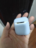 美克杰適用于A(yíng)irPods3保護套蘋(píng)果三代AirPodsPro耳機殼軟硅膠一體2021新款純色 Airpods 1/2代(通用) 遠峰藍液態(tài)硅膠殼*現貨急發(fā) 曬單實(shí)拍圖