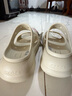 crocs卡駱馳經(jīng)典泡芙?jīng)鲂瑋207670 骨白色-2Y2 37/38(230mm)  曬單實(shí)拍圖