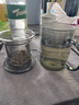 全度（Quandu）玻璃加厚茶杯辦公室茶水分離三件式泡茶杯家用水杯 默認(rèn) 曬單實(shí)拍圖