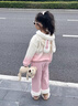 G.DUCKKIDS小黃鴨童裝女童套裝秋冬季2024新款兒童運(yùn)動(dòng)套裝一歲寶寶衣服冬季 粉色 90 建議1~2歲【 80-90cm】cm 曬單實(shí)拍圖