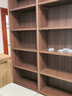 顧家家居書架書柜儲(chǔ)物柜靠墻一體置物架收納柜卡座轉(zhuǎn)角書柜沙發(fā)客廳置物柜 【胡桃色】2.4米整墻卡座組合柜 曬單實(shí)拍圖
