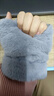 羽雅曼貓貓手套秋冬季女款毛絨可愛(ài)半指翻蓋手套秋季保暖學(xué)生百搭女士 貓貓手套-灰色 翻蓋款 曬單實(shí)拍圖