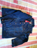 皮爾卡丹夾克男秋季柔軟時(shí)尚牛仔外套男牛仔衣BLY6010藍色2XL碼 曬單實(shí)拍圖