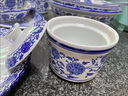 筏芯湯盅青花陶瓷燉盅調(diào)味罐隔水帶蓋勺蒸雞湯商用家用甜品 青花瓷辣椒罐直徑10厘米*高7.5厘米 曬單實(shí)拍圖