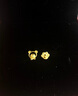 周大福小熊腳丫 黃金耳釘(工費(fèi)180)約1.15g EOF1337 曬單實(shí)拍圖