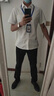 ZUOMASHI短袖襯衫男白色職業(yè)正裝商務(wù)男士襯衣大碼防皺免燙全棉男裝上衣夏 白色 （短袖） 40 /XL（130-140斤） 曬單實(shí)拍圖