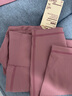 無印良品（MUJI） Walker 女式 易干 收腿褲 BIH02A3S 打底褲 煙熏粉色 XL 曬單實(shí)拍圖