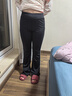 笛莎（DEESHA）笛莎童裝女童運動(dòng)休閑長(cháng)褲2024夏季女童側邊撞色微喇褲 曬單實(shí)拍圖