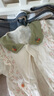優(yōu)奇嬰兒衣服夏季連體衣薄款a類女寶寶短袖公主碎花可愛(ài)爬服夏天衣服 曬單實(shí)拍圖