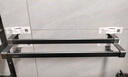 卡貝（cobbe）毛巾架衛生間免打孔置物架壁掛式槍灰太空鋁掛鉤掛件免釘拖鞋架 曬單實(shí)拍圖