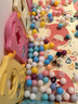BG-BABYGO海洋球嬰兒玩具波波球可啃咬兒童室內(nèi)游戲彩色球升級7cm尺寸100個 曬單實拍圖