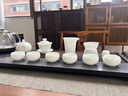 HnSeFe正宗冰種玉瓷功夫茶具套裝高端茶具辦公家用蓋碗茶壺可定制送禮裝 蓋碗+茶壺羅漢杯套裝+8個客杯+1 曬單實拍圖