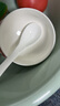 友來福陶瓷碗白瓷小碗家用4.5英寸骨瓷米飯碗面碗酒店飯碗套裝6只裝 曬單實(shí)拍圖
