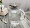 青蘋(píng)果耐熱冷水壺1.95升 可加熱茶水分離圍爐煮茶壺 大容量玻璃涼水壺  曬單實(shí)拍圖