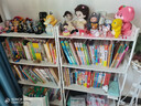 姍姍木藝書架落地簡易書柜學(xué)生收納貨架家用客廳置物架多層儲(chǔ)物架子 曬單實(shí)拍圖