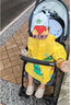SooGree兒童雨衣學(xué)生男女童連體加帽加厚幼兒園小恐龍可背書包防暴雨便攜 雨衣黃色小恐龍（不含雨鞋） S（80-95cm） 曬單實(shí)拍圖