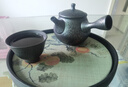 銀本舖 日本?；瑹齻?cè)把泡茶壺 昭龍?zhí)詹鑹?梅原昭二作天目急須壺 款三f373，Y74 曬單實(shí)拍圖
