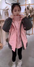 G.DUCKKIDS小黃鴨女童羽絨服三合一冬季兒童外套可拆卸羽絨內膽白鴨絨保暖 粉色沖鋒衣 140 尺碼9~10歲【130-140cm】 曬單實(shí)拍圖