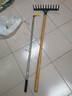 衛(wèi)洋 WYS-457 園林農(nóng)用全鋼耙子抓鉤釘耙農(nóng)具小鋼耙農(nóng)用耙泥耙松土翻土耙釗子 11齒釘耙（整套） 曬單實拍圖