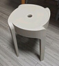 全品屋凳子家用塑料凳子熟膠凳圓凳加厚凳子板凳可疊放風(fēng)車凳餐凳高凳子 曬單實拍圖